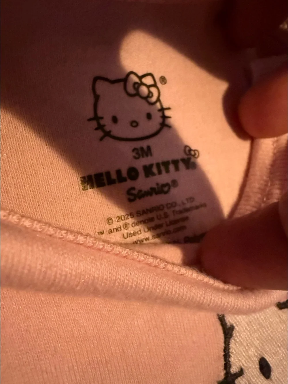 Hello Kitty Baby Bodysuit Duo - Red & Light Pink 3mos
